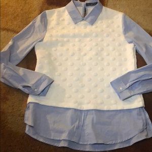 Eagle Rock Polka Dot Layered Top